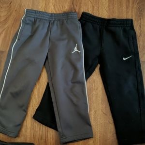 3T Jordan and Nike sweatpants